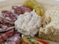 Bohinj sausage with homemade corn bread